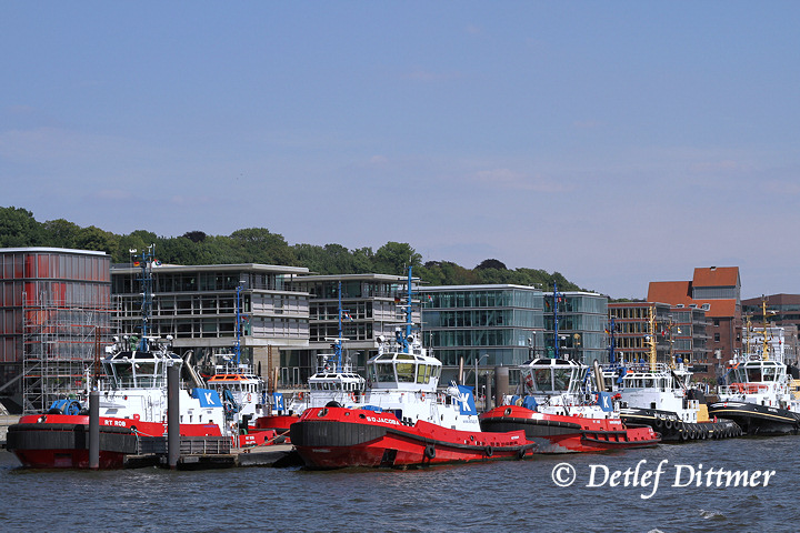 Schlepper im Hafen von Hamburg