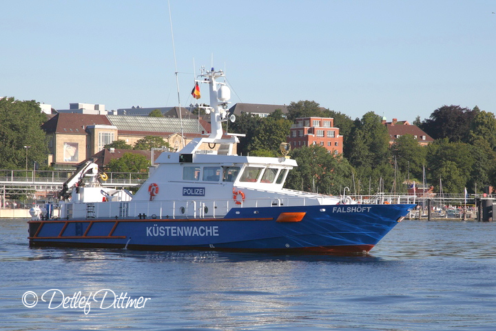 Kstenstreifenboot Falshft