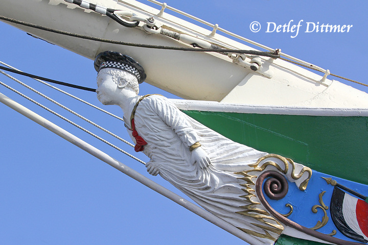 Galionsfigur eines Segelschiffes