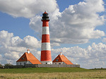 maritime Fotos: Leuchtturm Westerhever