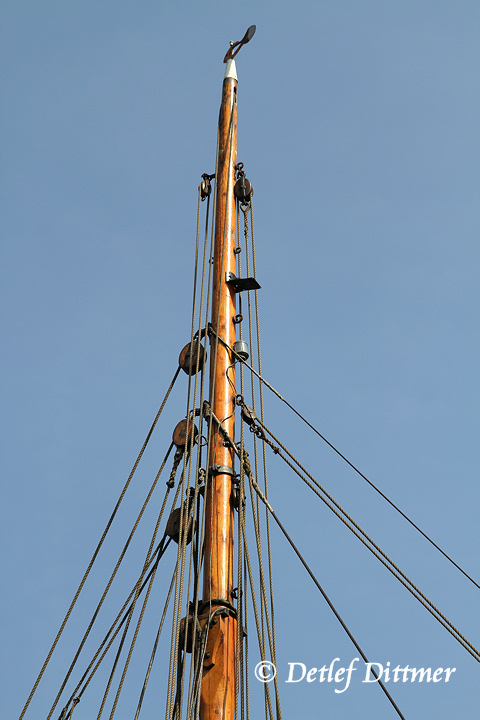 Mast eines Segelschiffes