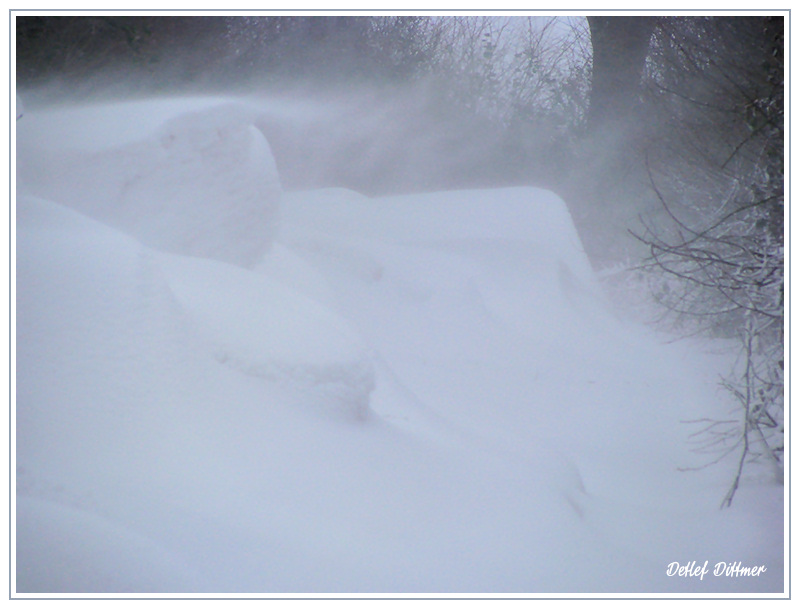 Schneeverwehung