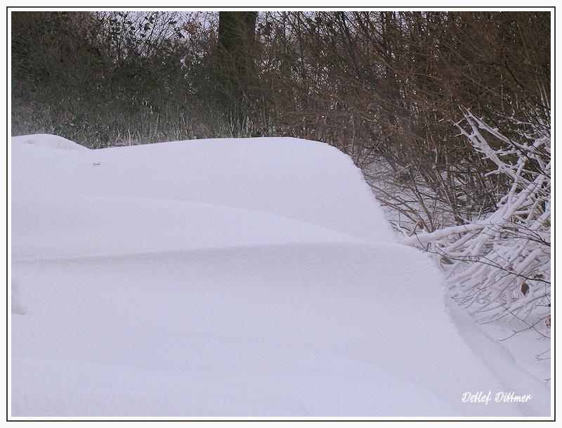 Schneeverwehung