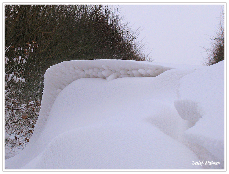 Schneeverwehung