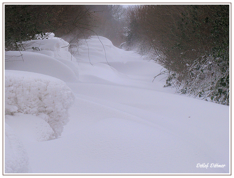 Schneeverwehung