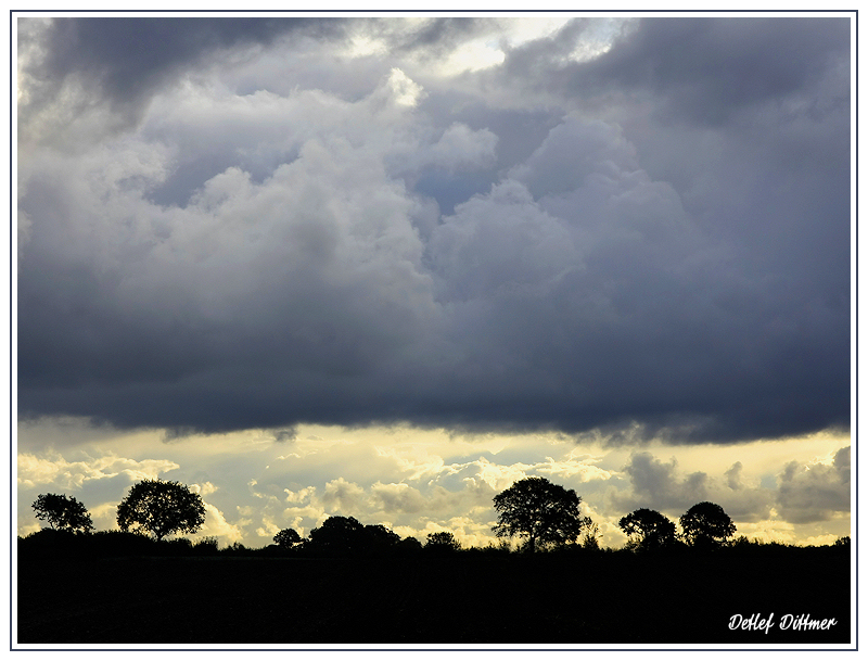 Dunkle Wolken