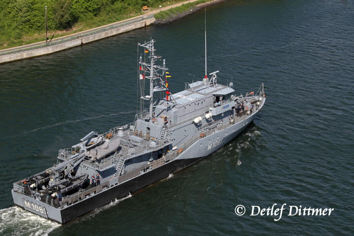 Minentaucher-Einsatzboot M 1061 Rottweil