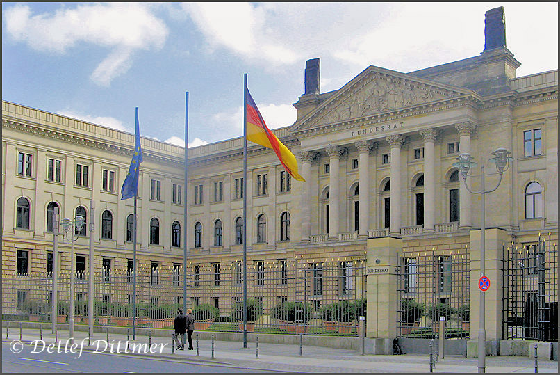 das Bundesratsgebude in der Leipziger Strae 3 - 4, Berlin