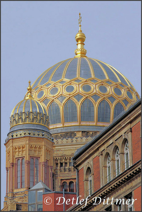die jdische "Neue Synagoge" in Berlin
