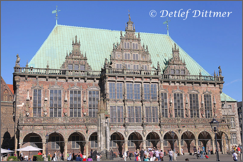 das Rathaus der Freien und Hansestadt Bremen