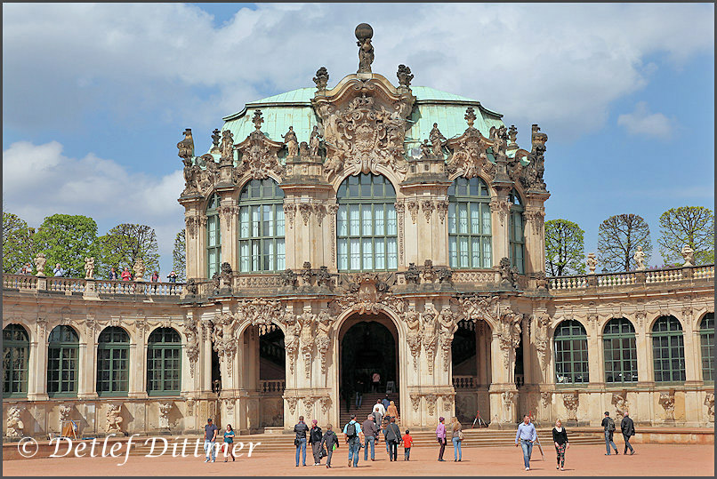 der Wallpavillon im Dresdner Zwinger