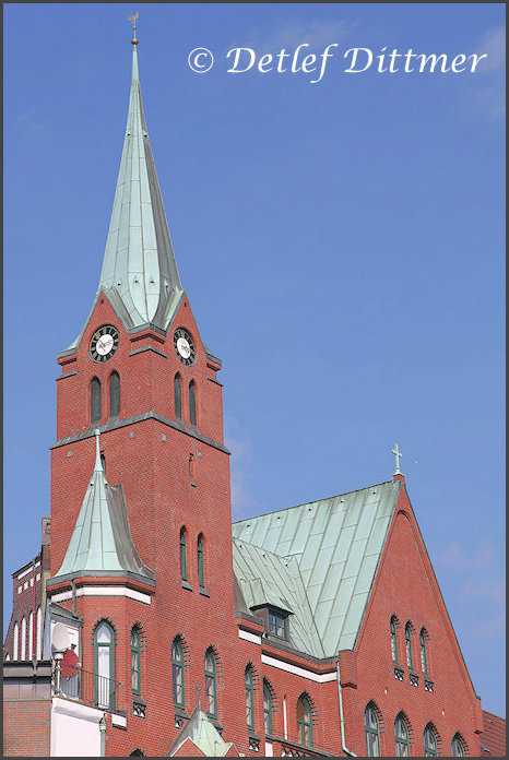 Die Gustaf-Adolfs-Kirche in Hamburg