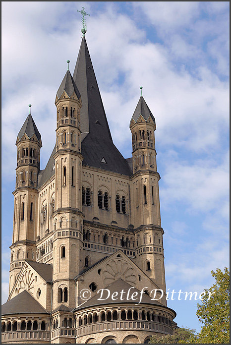 die St. Martin Kirche (Gro St. Martin) in Kln