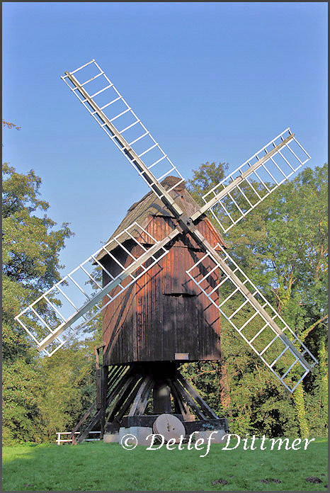 Bockwindmhle im Freilichtmuseum von Stade