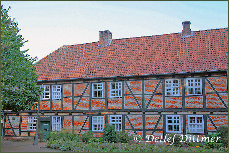 Das St. Johanniskloster (Fachwerkbau) in Stade